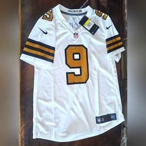 Drew Brees #9 Nike White Saints NFL Football Jersey, NWT